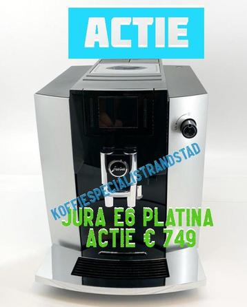 actie Demo jura E6 Wit/ Dark Inox / Platina / zwart EB 699 beschikbaar voor biedingen