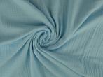 Mousseline stof – Baby blauw, Hobby en Vrije tijd, Stoffen en Lappen, 200 cm of meer, Nieuw, Blauw, Ophalen of Verzenden