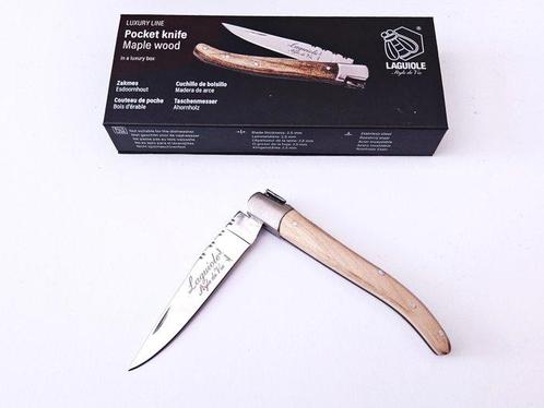 Laguiole - Pocket Knife - Maple Wood - style de - Zakmes, Antiek en Kunst, Antiek | Keukenbenodigdheden