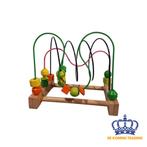 Grote Kralenspiraal | 7 Houten Puzzels | Speelgoed, Verzenden, Zo goed als nieuw, Overige typen