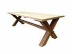 Showroommodel Zambia dining tuintafel 200x100xH77 cm teak, Ophalen of Verzenden, Nieuw