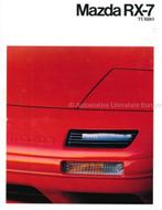 1990 MAZDA RX-7 TURBO BROCHURE ENGELS, Boeken, Auto's | Folders en Tijdschriften, Nieuw, Mazda, Author