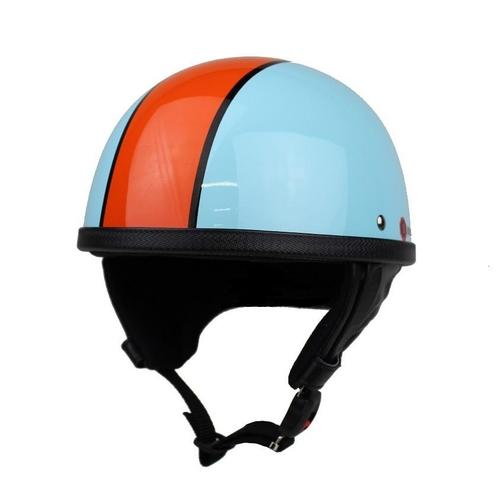 Redbike RB-514 gulf pothelm | lichtblauw - oranje, Motoren, Kleding | Motorhelmen, Nieuw met kaartje, Verzenden