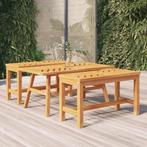 vidaXL Salontafel 100x50x45 cm massief acaciahout, Verzenden, Nieuw, Hout