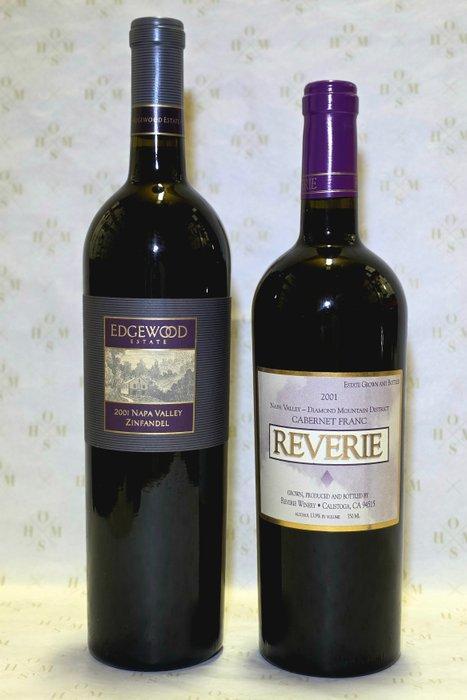 2001 Edgewood Estate Zinfandel & 2001 Legendary Reverie, Verzamelen, Wijnen
