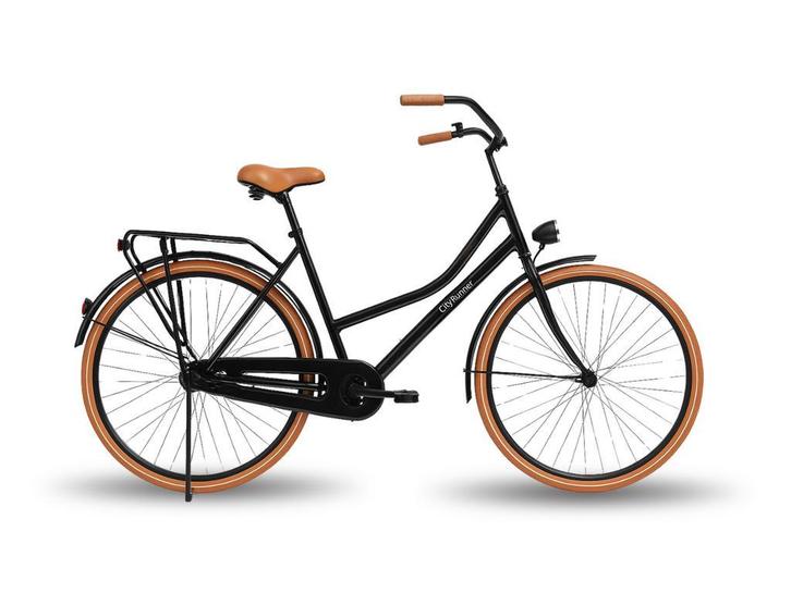 CityRunner Omafiets 28 Inch – Zwart – Nieuw – Terugtraprem, Fietsen en Brommers, Fietsen | Dames | Omafietsen, Nieuw, 56 cm of meer