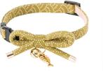 Necoichi Zen kattenhalsband met vis bedeltje - kleur groe..., Dieren en Toebehoren, Ophalen of Verzenden, Nieuw