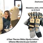 6 Paar Thermo Dikke Alpaka Sokken, Kleding | Heren, Sokken en Kousen, Verzenden, Nieuw