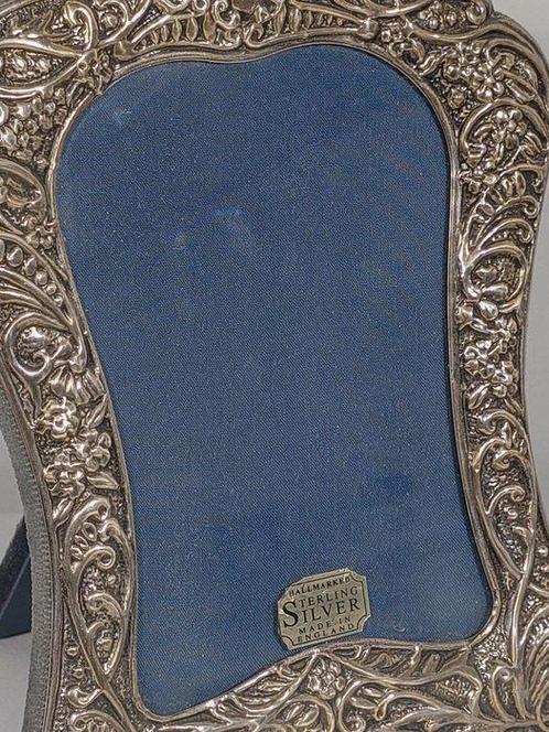 Fotolijst - .925 zilver - Bloemen, Antiek en Kunst, Antiek | Goud en Zilver