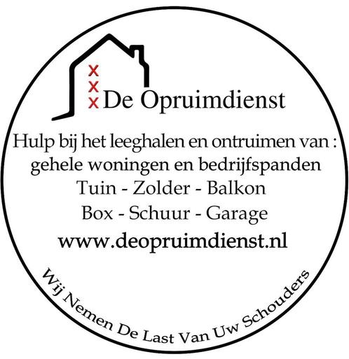 Woning ontruimen ontruiming leegmaken leeghalen - grofvuil., Diensten en Vakmensen, Verhuizers en Opslag, Bedrijfsverhuizingen