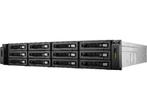 QNAP REXP-1220U-RP disk array Rack (2U) Zwart, Verzenden, Nieuw