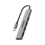 Sitecom USB-C naar 4x USB-A Tiny hub, Verzenden, Zo goed als nieuw