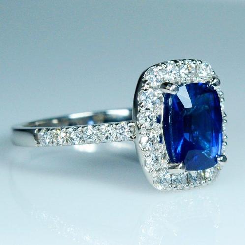 Ring - 18 karaat Witgoud, Sieraden, Tassen en Uiterlijk, Ringen