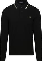 Fred Perry Longsleeve Polo Zwart W54 maat M Heren, Kleding | Heren, Polo's, Zwart, Nieuw, Fred Perry, Verzenden