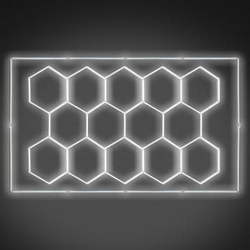 Hexagon verlichting LED paneel 2.40 x 4.80 m