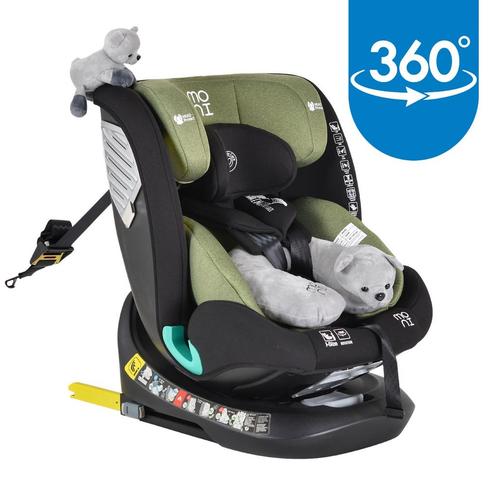 Moni Serengeti Sky Green 40-150 cm i-Size 360° Autostoel, Kinderen en Baby's, Autostoeltjes, Nieuw, Isofix, 15 t/m 36 kg, Verzenden