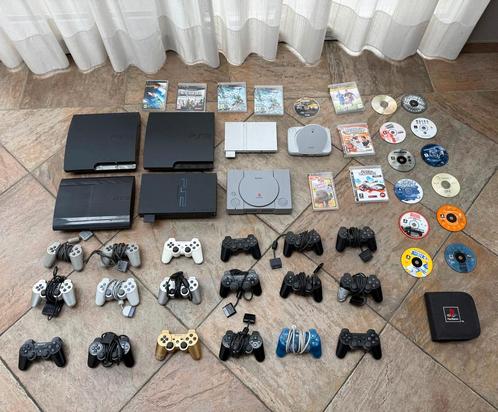 Grote partij PlayStation, uitzoeken (7 consoles, heel veel c, Spelcomputers en Games, Games | Nintendo Wii, Zo goed als nieuw