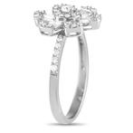 Ring - 14 karaat Witgoud, Prachtige 14K Wit Gouden 0.80ct, Sieraden, Tassen en Uiterlijk, Ringen, Nieuw