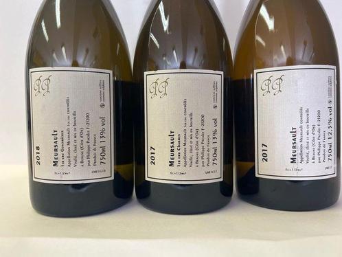 Philippe Pacalet: Meursault 2017, Charmes 2017, Genevrieres, Verzamelen, Wijnen