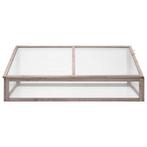 Broeikas 110x58,5x39 cm vurenhout grijs (Overige), Huis en Inrichting, Verzenden, Nieuw