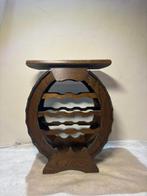 Wijnrek - Vintage Wijnrek - in Arts and Crafts Stijl - Hout