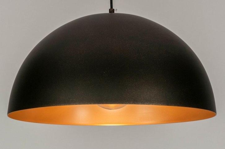 Rietveld Hanglampen - Bruin, Goud, Brons - Metaal, Huis en Inrichting, Lampen | Hanglampen, Verzenden