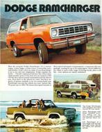 1974 DODGE RAMCHARGER BROCHURE ENGELS, Nieuw, Author