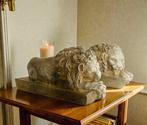 sculptuur, Coppia leoni - 19 cm - Paartje leeuwen Canova -