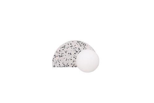 Wandlamp - Renzo - Wit - Terrazzo - Jörn, Huis en Inrichting, Lampen | Wandlampen, Nieuw, Verzenden