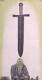 De rechtszekerheid van den ambtenaar op spotprent (Lithos), Verzenden