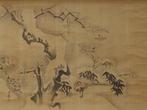 Hanging Scroll (Kakejiku) - Plum Tree and Bamboo in the Snow