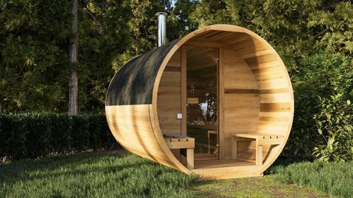 Barrel sauna FinnWald Luxe in uw eigen tuin! | Buiten sauna, Sport en Fitness, Sauna, Fins of Traditioneel, Complete sauna, Nieuw