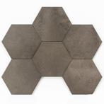 PALLET DEAL Keramische hexagon tegels Vintage Antracita, Verzenden, Nieuw