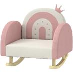 TRUUSK Kinderschommelstoel Kroondecoratie Regenboogpatroon F, Kinderen en Baby's, Kinderkamer | Commodes en Kasten, Verzenden