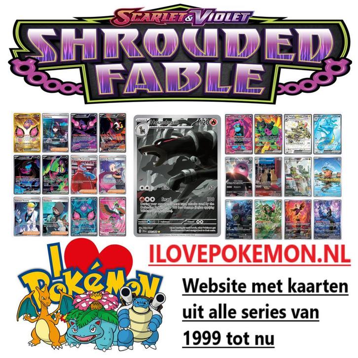 Pokemon Kaarten Trading Cards - Shrouded Fable, Hobby en Vrije tijd, Verzamelkaartspellen | Pokémon, Losse kaart, Zo goed als nieuw