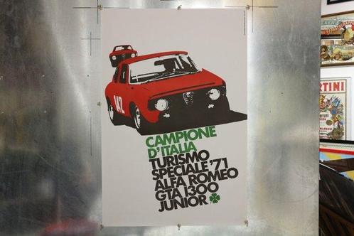 A. Fattorini - Alfa Romeo GTA 1300 Junior Campione d’Italia, Antiek en Kunst, Kunst | Tekeningen en Foto's