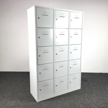 Gebruikte Lockerkast 15 Deurs 190x119x45 cm beschikbaar voor biedingen