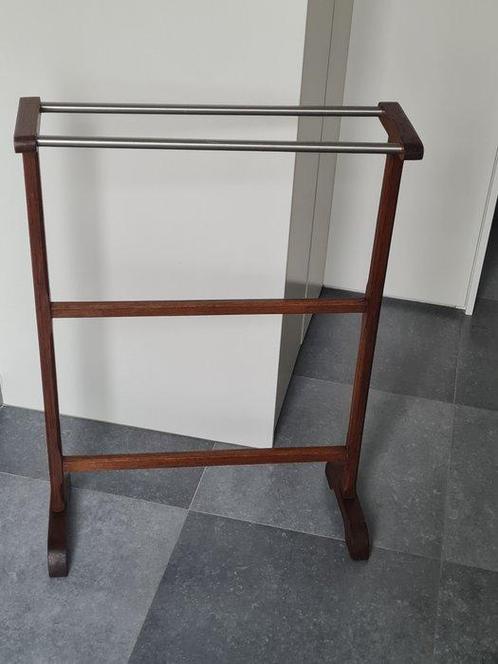 Rek - antiek Frans handdoekenrek - stijl Art Deco - Hout, Antiek en Kunst, Curiosa en Brocante
