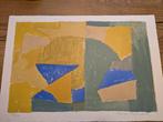 Serge Poliakoff (1900-1969) - Composition jaune, verte,, Antiek en Kunst
