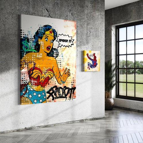 Moabit - Wonder Woman X Spider!!!, Antiek en Kunst, Kunst | Schilderijen | Modern