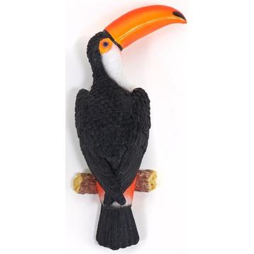 Dierenbeeld toekan vogel 33 cm tuinbeeld hangdecoratie - T.. beschikbaar voor biedingen