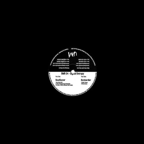 Deadsector / Bombardier – Digital Entropy (Vinyls), Cd's en Dvd's, Vinyl | Dance en House, Techno of Trance, Verzenden