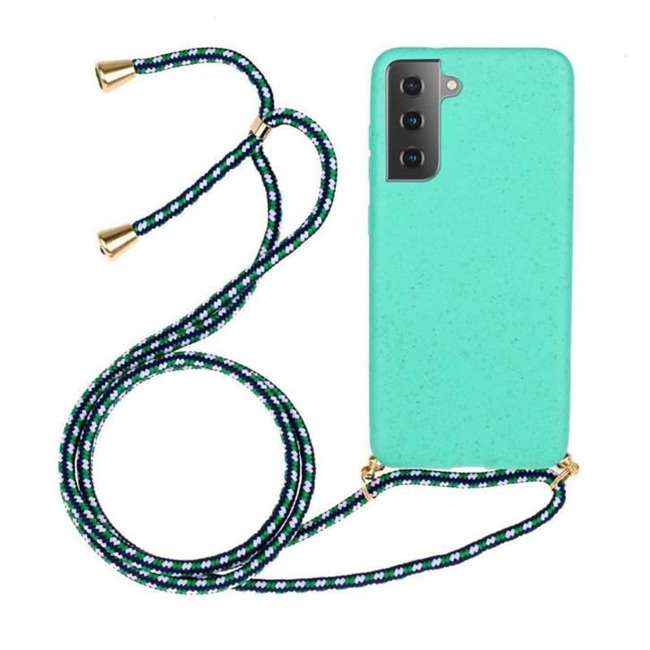 Galaxy S21 Crossbody TPU Hoesje met Koord Mint, Telecommunicatie, Mobiele telefoons | Hoesjes en Frontjes | Samsung, Nieuw, Ophalen of Verzenden