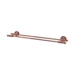 Dubbele Handdoekhouder Sapho Perla 64.5 cm Rose Goud, Ophalen of Verzenden, Nieuw, Bad
