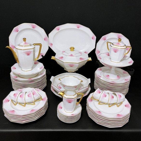 Limoges Unique/Paul Pastaud - Tafelservies (64) - Porselein, Antiek en Kunst, Antiek | Meubels | Tafels