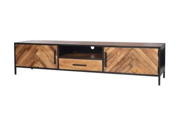 TV Meubel Brooklyn – 200 cm | Mangohout Visgraat beschikbaar voor biedingen