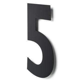 Deurbeslag | Huisnummer 5 | Intersteel | 30 cm, Doe-het-zelf en Verbouw, Hang- en Sluitwerk, Nieuw, Verzenden