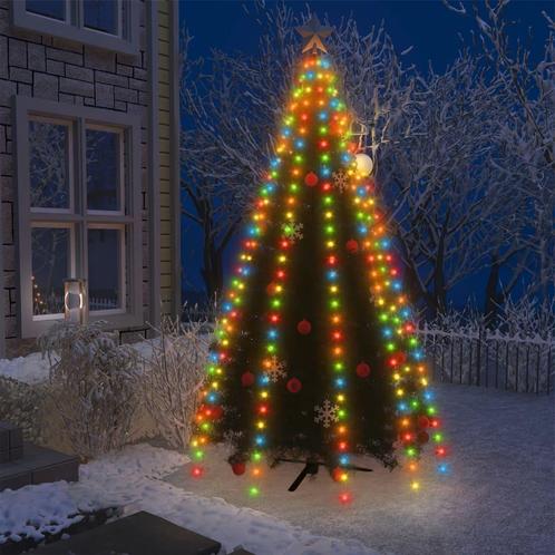 vidaXL Kerstboomverlichting met 300 LEDs meerkleurig net, Tuin en Terras, Buitenverlichting, Nieuw, Verzenden