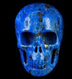 92 g lapis lazuli schedel moderne beeldhouwkunst