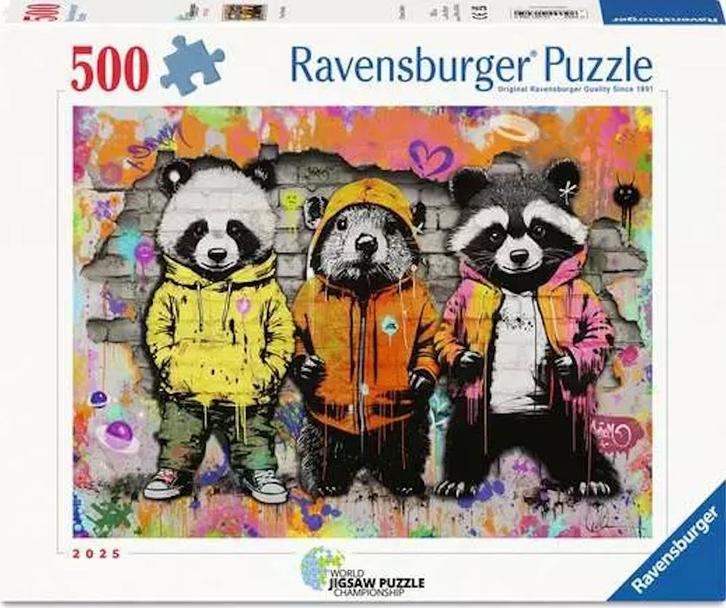 Furry Friends Puzzel (500 stukjes) | Ravensburger - Puzzels, Hobby en Vrije tijd, Denksport en Puzzels, Nieuw, Verzenden